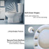 MinSha 16.5 MinS5005 Round/O-Shape Toilet Seat Replacement, Soft Close Quiet No Slam, PP Plastic Heavy-Duty Durable