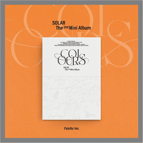 MAMAMOO SOLAR COLOURS 2nd Mini Album Full SET (Palette+Beige+Blue) with Tracking Sealed