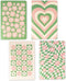 THiNKABLE Cute Journal Set, 4 Pack Pastel Notebooks, A5 60 Pages, Green Pink Aesthetic for Girls
