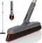 Eazer 53 Grout Brush with Long Handle, 180Rotation Tile Grout Cleaning Tool,
