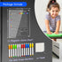 PigPotParty Magnetic Acrylic Chore Chart for Kids, 12" x 16", Responsibility Chore Chart for Fridge, Weekly Dry Erase
