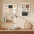 Egofine Cork Board Bulletin Board with Linen, 16x11 Wood Frame Wall Decor, 2 Pack for Office Home School Kitchen