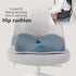 WLLYXUS Tailbone (Gray,1pc) Memory Foam Seat Chair Cushion for Relieves Back Sciatica Pain Cushion Low Back Pain