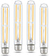 Tube Light Bulbs 7.3 Inch E26 T10 LED Bulb Tubular Light Bulb