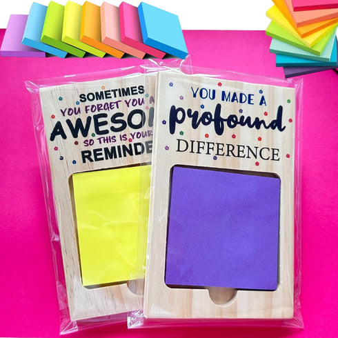 Employee Appreciation Gifts, Bulk Sticky Notes Holder, Thank You Gifts for Coworkers, Inspirational Christmas Gifts