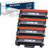 LCL TN760 Toner Cartridge Replacement for Brother - Compatible with TN-760 TN730, 4 Pack for HL-L2350DW, MFC-L2750DW