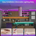 50ft 23keys Tenmiro Led Strip Lights, Tenmiro Smart Led Lights Strip Music Sync Color Changing Lights App Control