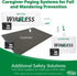 Smart Caregiver Wireless Motion Sensor Alarm System with Pager for Fall Prevention, 300' Range