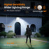 150% 184 3 16.4 Solar Lights Outdoor Waterproof Motion Sensor Security Lights, Upgraded Convex Lens Bright, LED, Modes