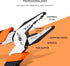 9-Inch Linemans Pliers - Combination Cutting Pliers with TPR Handle for Crimping and Screw Gripping