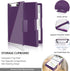 Clipboard with Storage, Heavy Duty Clip Boards 8.5x11 with 2 Storage Cases for Office Supplies