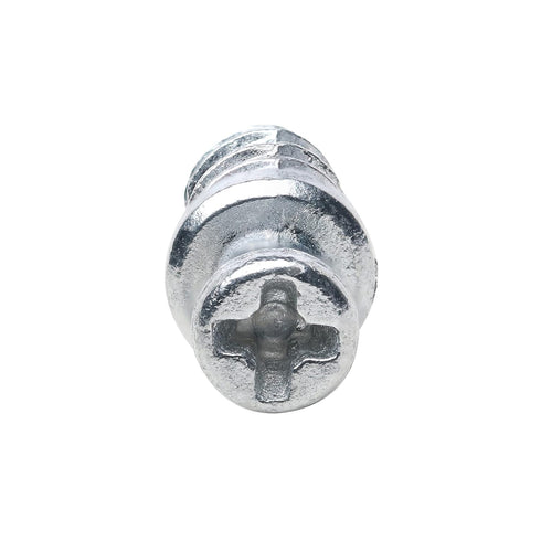20 Pack Screw-in Dowel Furniture Connector, Zinc, 11/32" Length for 3/16" Hole, R014Z