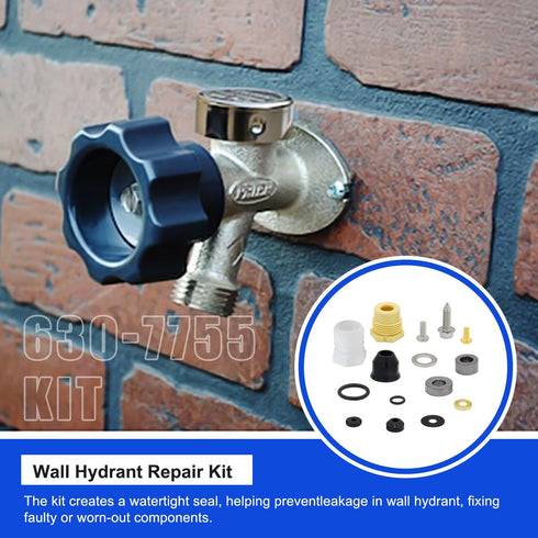 630-7755 Wall Hydrant Repair Kit for Prier Faucet 300, 400, 500 Series Parts