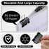Yexiya 300 Pcs Medium Binder Clips - Paper Med Clips for Teachers Students School Office Supplies (Black, 1.25 Inch)