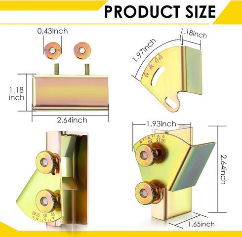 Feekoon Knife Sharpening Angle Guide, Adjustable for 1 x 30 Belt Sander, Corrosion Resistant Jig