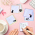 Sticky Notes 3x3 Cute Self-Stick Notes, 6 Pack Funny Black Cat Notepad for Cat Lovers, 480 Sheets Total