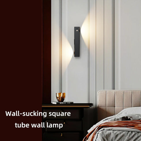 -2 Pack Motion Sensor Wall Light with Remote Control, Rechargeable Magnetic Wall Light, Wireless Motion Sensor Light