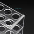 Acrylic Test Tube Holder Rack, 2x6 Wells, 12 Sockets for 10ML Test Tubes, Clear Acrylic Lab Stand