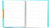 Mintra Office Durable PREMIUM Spiral Notebook, ((Teal, 1 Subject (8.5in x 11in)), Fabric Covered Coils, No Snags, Removable Adjustable Pocket Dividers, Ruler, Organization, Customizable
