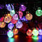 Solar String Lights Outdoor 100 Led 40 Feet Crystal Globe Lights with