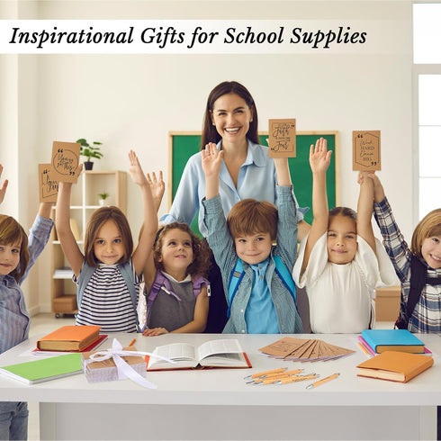 Fulmoon Inspirational Notepads and Pens, Mini Notebooks Motivational Gifts for Students Coworkers