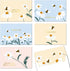 Gooji 4x6 Bee & Dasiy Gold Foil Thank You Cards (Bulk 20-Pack)
