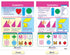 NewPath Learning Math Bulletin Board Chart Set, Shapes & Figures, Set of 6