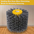Abrasive Nylon Wire Drawing Wheel Drum Brushes, 320 Grit 120x100mm Polishing Brush