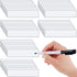 Deekin 60 Pack Magnetic Name Lineup Board Tabs, 2.36 x 0.51 Inches, White Magnetic Dry Erase Labels for Home Office