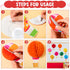 Funrous 82 Pcs Colorful 3D Hot Air Balloon Bulletin Board Set, Honeycomb Cloud Rainbow Cutouts for Preschool Classroom