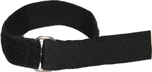Heavy Duty Cinch Straps with Stainless Steel Buckle, Reusable Hook and Loop, Multipurpose Securing Straps - 6 Pack, 1"