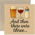 Fun Baby Pregnancy Announcement Card, Congratulations Gift for Friends, Drinking Humour, Beer