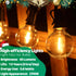 SOLROS STUDIO 10FT G40 Bulb, LED Outdoor String Lights - Waterproof Patio Lights Shatterproof Edison Globe Connectable