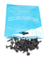 100pcs #6 x 5/8" Flat Head Phillips Drywall Screws, Fine Thread Sharp Point Wood Screw, Carbon Steel 1022A