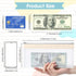 Sorcristy 4-Piece Set, 8.4 4.1 Inch, Multi-Purpose Money Pouch Cash Envelopes Small Zipper Pouches, Mesh Bags