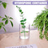Clear Acrylic Desk Organizer Set - 9 Pack Pen Pencil Holder, Round Makeup Brush and Stationery Storage Container