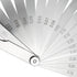 Metric Feeler Gauge Gap Measurement Tool, 12-inch Long 17 Blades 0.02-1.00mm Thickness