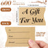 600 3.54 2.36 Inches(Brown) Yinder Pcs Gift Card Sleeves Thank You Key Card Holder Appreciation Mini Money Cash