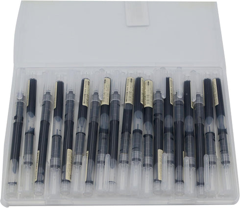 YIKANGHENG 20 Pcs Fine Point Gel Pens, 0.5mm Ink for Office, Study, Gift, Home Supplies (Black)