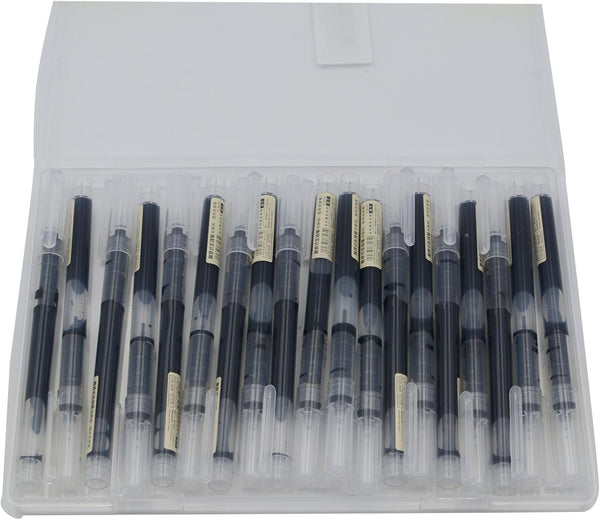 YIKANGHENG 20 Pcs Fine Point Gel Pens, 0.5mm Ink for Office, Study, Gift, Home Supplies (Black)