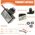 JAMHER 2 Pack 105V-130V AC Photocell Light Sensor Light Control Sensor Button Switch Dusk to Dawn Sensor for Outdoor
