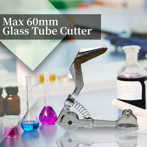 Glass Tubing Cutter, Hand Cutting Tool for Small Glass Tube with Circular Blade
