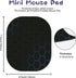Mouse Pad, Mini Mousepad, Black Mouse Pads, Mouse Pads for Desk Office Laptop, Round Mouse Pad Computer Mouse Pad with