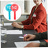 ERINGOGO 4pcs Hand Holding Score Board, Auction Voting Supply Dry Erase Signs, Yes or No Paddles, Classroom Supplies