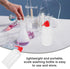 SILENRADAWN 2pcs 500Ml Laboratory Narrow Mouth Wash Bottles with Scale, Portable Plastic Pointed Spout Cleaning Bottles