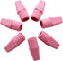BAZIC Pink Eraser Top, Latex Free Pencil Tops, Arrowhead Caps Erasers for Student Art Drawing, 50/Pack, 2-Packs