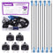 Swpeet 20Pcs 30Amp Thermal Circuit Breaker with 19cm 6.3mm Female Spade Terminals Wire Leads and Waterproof Button Caps