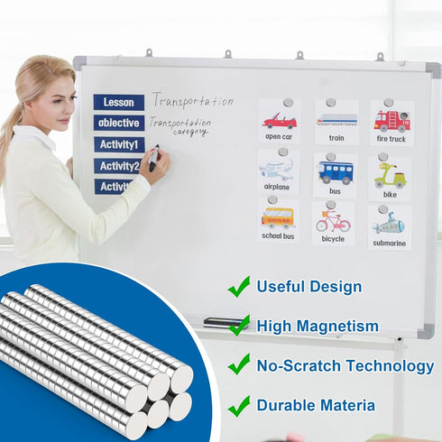 DIYMAG 150Pcs Small Magnets, 8x3mm Tiny Neodymium Rare Earth Magnets for Office, Whiteboard, Kitchen, and Crafts