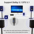YEUGICEO 192KHz PCM 2.0, Dolby 5.1, 5.1 5ft HDMI eARC/ARC to Optical Coaxial SPDIF Audio Converter with CEC Volume