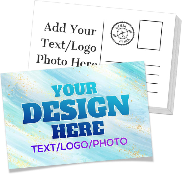 MESHELEY Custom Postcards Personalized Flyers for Business Customizable Invitations Greeting Cards for Birthday